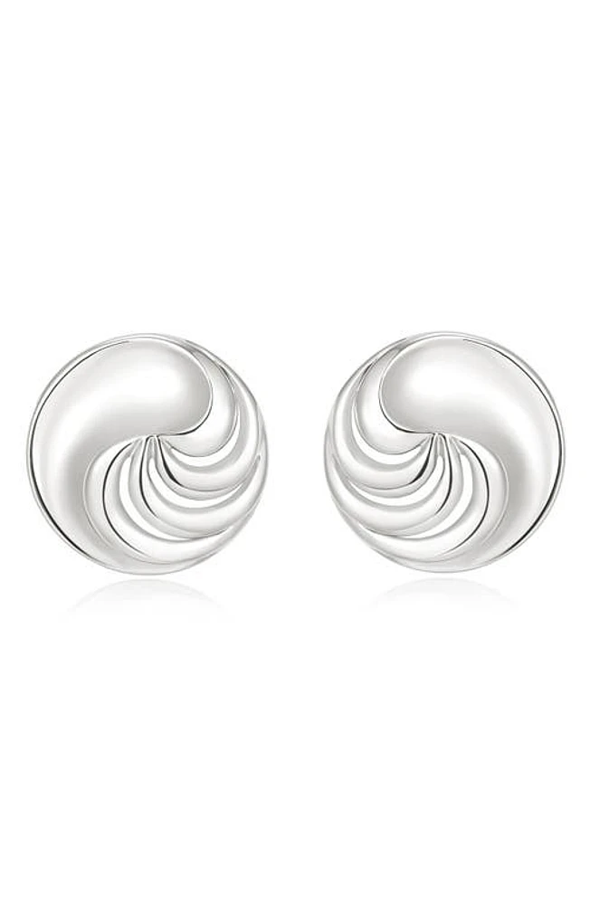 Luv AJ The Leila Stud Earrings in Silver at Nordstrom