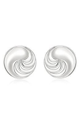 Luv AJ The Leila Stud Earrings in Silver at Nordstrom