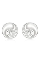 Luv AJ The Leila Stud Earrings in Silver at Nordstrom