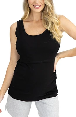 Angel Maternity Maternity/Nursing Tank Black at Nordstrom,