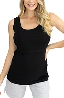 Angel Maternity Maternity/Nursing Tank Black at Nordstrom,