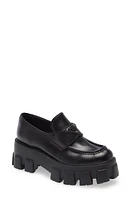 Prada Monolith Lug Sole Loafer Nero at Nordstrom,