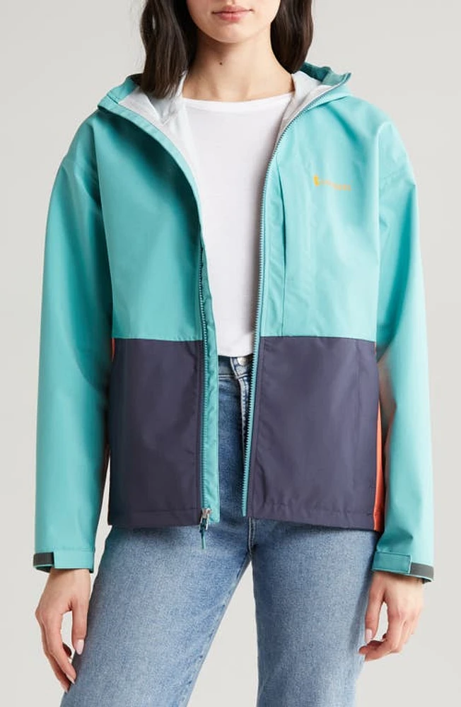 Cotopaxi Cielo Waterproof Rain Jacket Coastal And Graphite at Nordstrom,