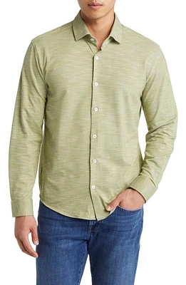 Stone Rose Slub Knit Button-Up Shirt at Nordstrom