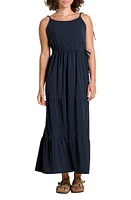 Toad & Co Sunkissed Tiered Maxi Sundress Black at Nordstrom,