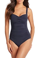 Sea Level Twist Front Multifit One-Piece Swimsuit at Nordstrom, Us