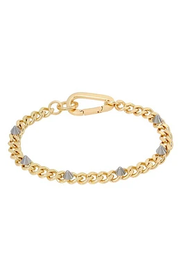 AllSaints Stud Chain Flex Bracelet in Twotone at Nordstrom