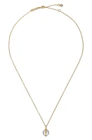 Ted Baker London Perreti Imitation Pearl Pendant Necklace in Gold Tone/Pearl at Nordstrom