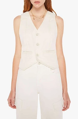 MOTHER The Masked Rider Denim Vest Act Natural at Nordstrom,