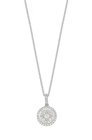 Bony Levy Mika Diamond Pendant Necklace in 18K White Gold at Nordstrom