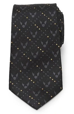 Cufflinks, Inc. Harry Potter Golden Snitch Silk Tie in Black at Nordstrom