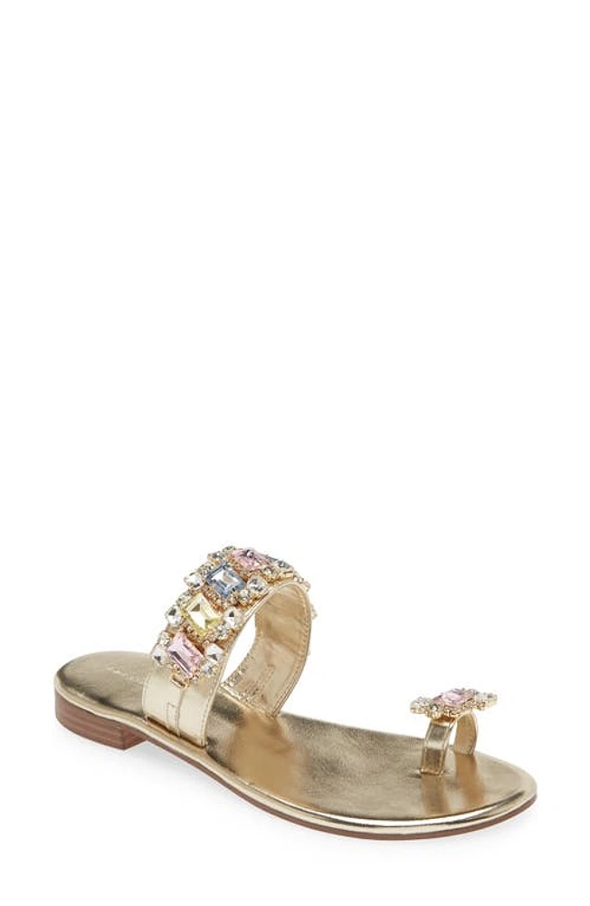 AZALEA WANG Whimsey Sandal Gold Multi at Nordstrom,