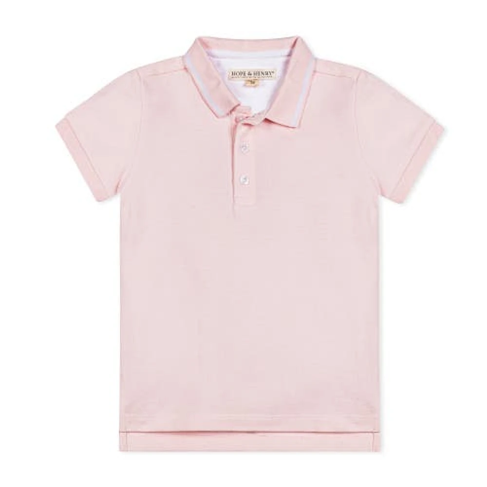 Hope & Henry Boys' Organic Short Sleeve Knit Pique Polo Shirt, Infant at Nordstrom,