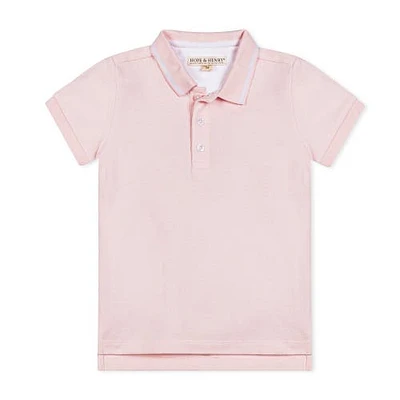 Hope & Henry Boys' Organic Short Sleeve Knit Pique Polo Shirt, Infant at Nordstrom,