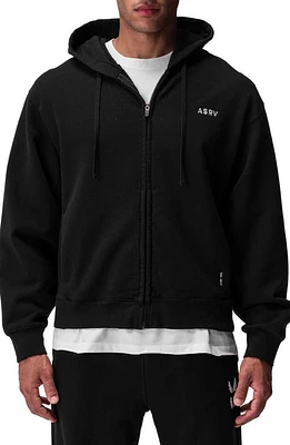 ASRV Tech Essential Distressed Zip Hoodie at Nordstrom,