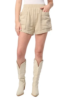 BLANKNYC Linen Blend Shorts Stepping Out at Nordstrom,