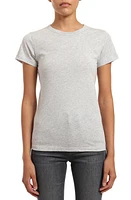 Mavi Jeans Slim Fit Cotton Slub T-Shirt Snow Grey Melange at Nordstrom,