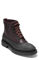 Cole Haan Stratton Waterproof Lug Sole Boot Cherry Pinot Black at Nordstrom,