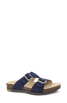 Dansko Dayna Strappy Slide Sandal Navy at Nordstrom,