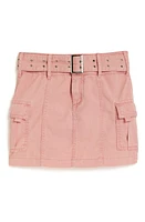 Tractr Belted Cotton Cargo Skirt at Nordstrom,