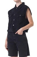 AGOLDE Charli Jagged Organic Cotton Denim Vest at Nordstrom, Size Small