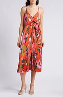 Chelsea28 Side Tie Satin Dress at Nordstrom,