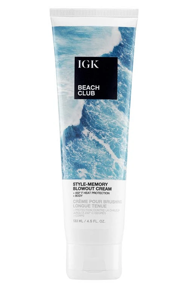 IGK Beach Club Blowout Cream at Nordstrom, Size 4.5 Oz