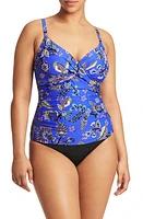 Sea Level DD- & E-Cup Paisley Twist Front Tankini Top at Nordstrom, Us