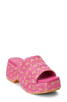 BEACH BY MATISSE Cruz Platform Slide Sandal Multi at Nordstrom,