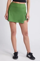 PacSun Active Faux Wrap Miniskirt Artichoke Green at Nordstrom,