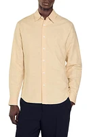 sandro Linen Button-Up Shirt at Nordstrom,