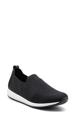 ara Leena II Slip-On Sneaker Black Wovenstretch at Nordstrom,