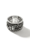 John Hardy Legends Naga Band Ring in Silver at Nordstrom