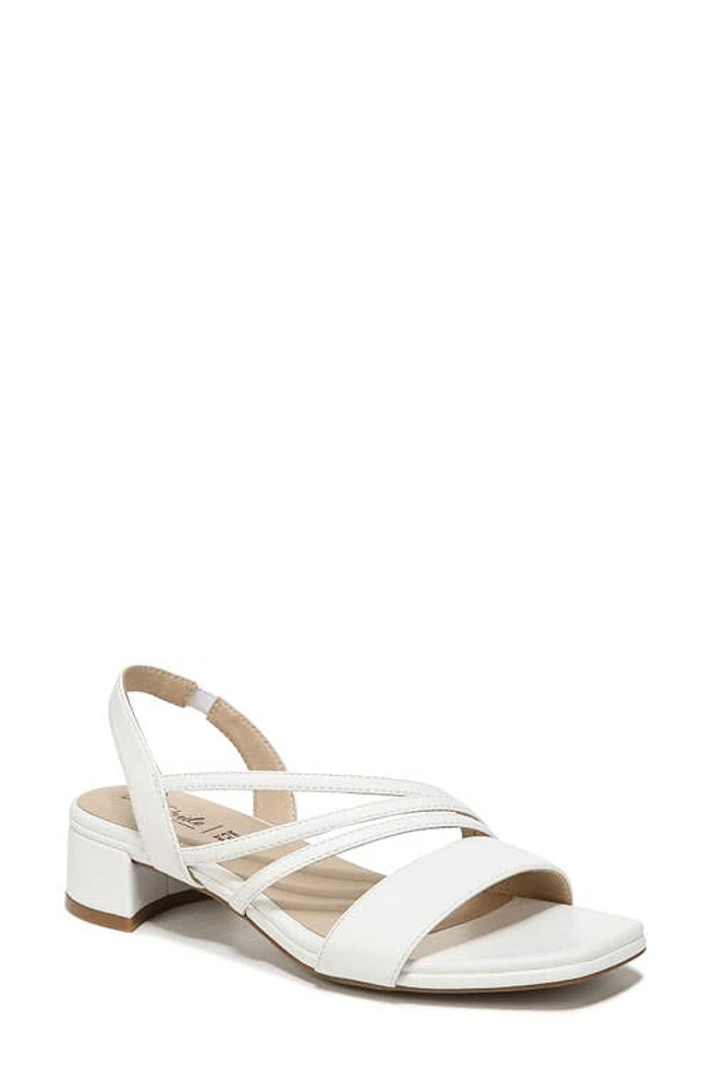 LifeStride Joy Strappy Sandal White at Nordstrom,