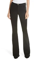 FRAME Le High Flare Jeans Film Noir at Nordstrom,