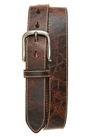 Torino Italian Leather Belt Brown at Nordstrom,