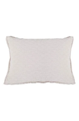 Pom Pom at Home Ojai Textured Cotton Sham in Blush at Nordstrom