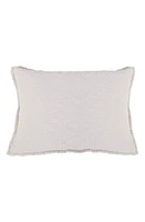 Pom Pom at Home Ojai Textured Cotton Sham in Blush at Nordstrom