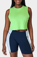 Sweaty Betty Breathe Easy Crop Seamless Muscle Tank at Nordstrom,