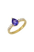 Bony Levy Iris Pear Cut Tanzanite & Diamond Statement Ring 18K Yellow Gold at Nordstrom,