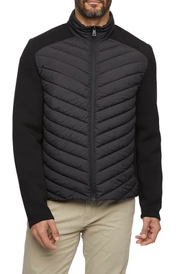 Bernardo Mixed Media Jacket Black at Nordstrom,