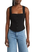 rag & bone Mariana Crepe Vest Black at Nordstrom,