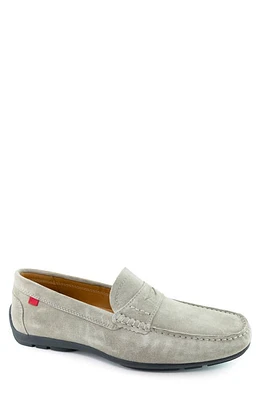 Marc Joseph New York Hamilton Penny Strap Driving Loafer Grey Suede at Nordstrom,