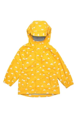 Snapper Rock Kids' Sun Cloud Waterproof Raincoat Yellow at Nordstrom,