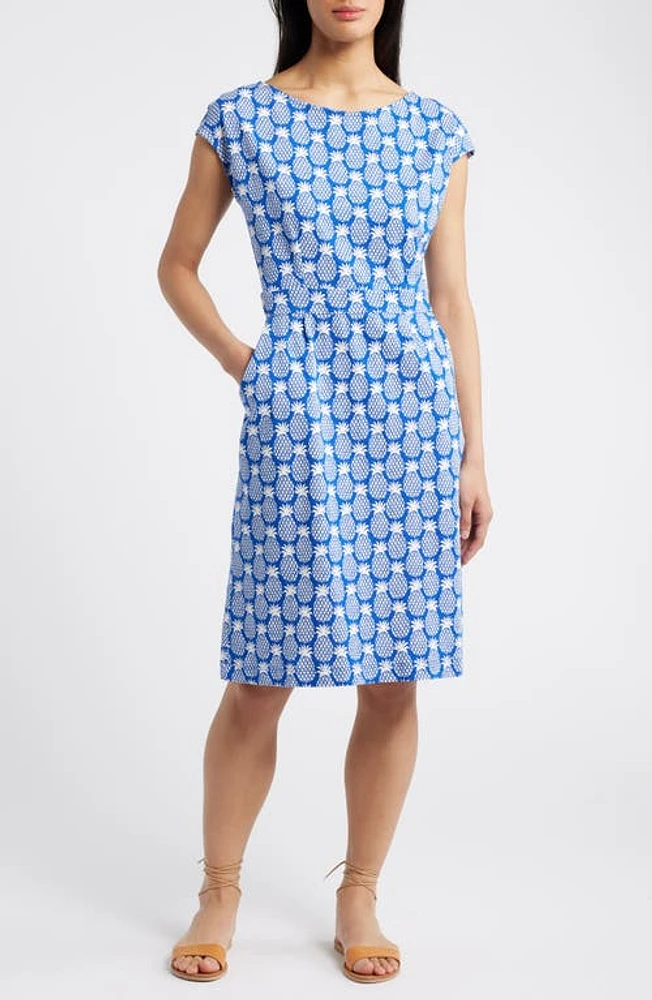 Boden Florrie Print Jersey Dress Surf The Web, Pineapple Geo at Nordstrom,