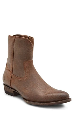 Frye Austin Inside Zip Western Boot Brown - Dummy Leather at Nordstrom,