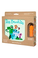 Babiators Momo the Monkey Book & Finger Puppet Toothbrush in Orange at Nordstrom