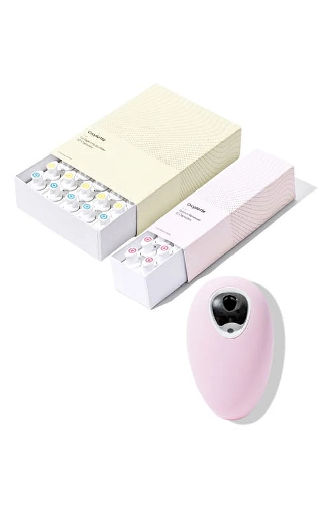 Droplette 2 Device Set with Deluxe Collagen Hydrofiller & Mini Retinol Renewer $349 Value in Peony Pink at Nordstrom