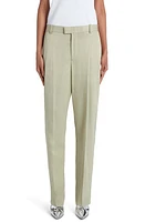 Bottega Veneta Topstitch Straight Leg Twill Pants 1575 Stone at Nordstrom, Us