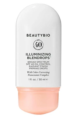 BeautyBio Illuminizing Blendrops Broad Spectrum SPF 40 Priming Drops at Nordstrom, Size 1 Oz